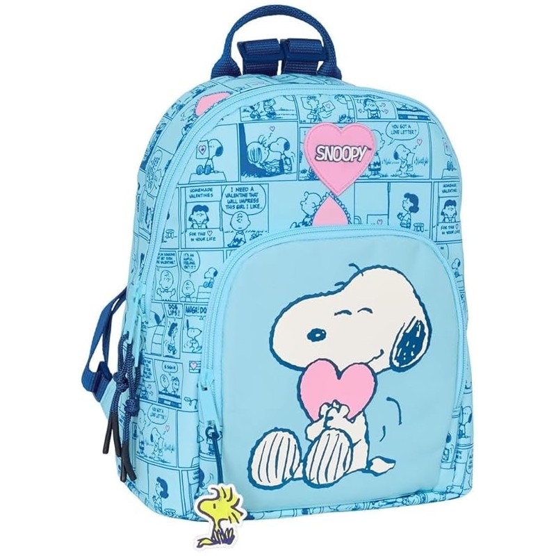 mini mochila snoopy "love"