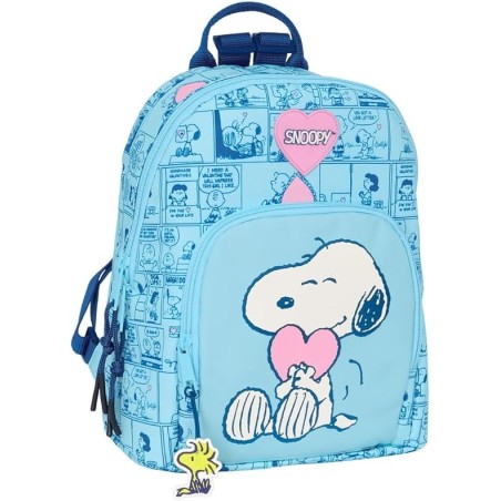 mini mochila snoopy "love"