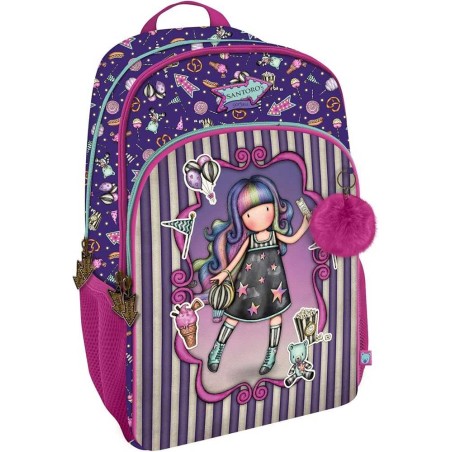 mochila 3 cremalle. adapt.carro gorjuss™