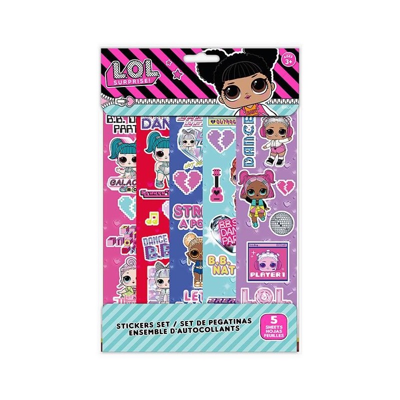 Set de papeleria sticker fun LOL