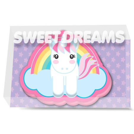 Goma de borrar c/forma Sweet unicornio