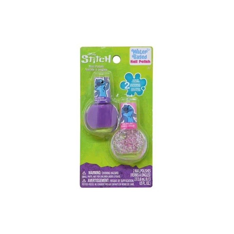 Pack de 2 esmaltes de uñas Stitch