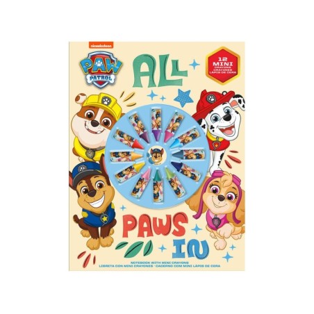 Libreta con pinturas Paw Patrol