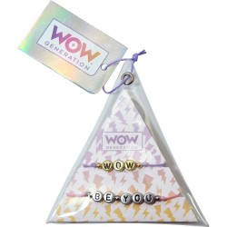 Pulseras con mensaje pack triangulo WOW 2