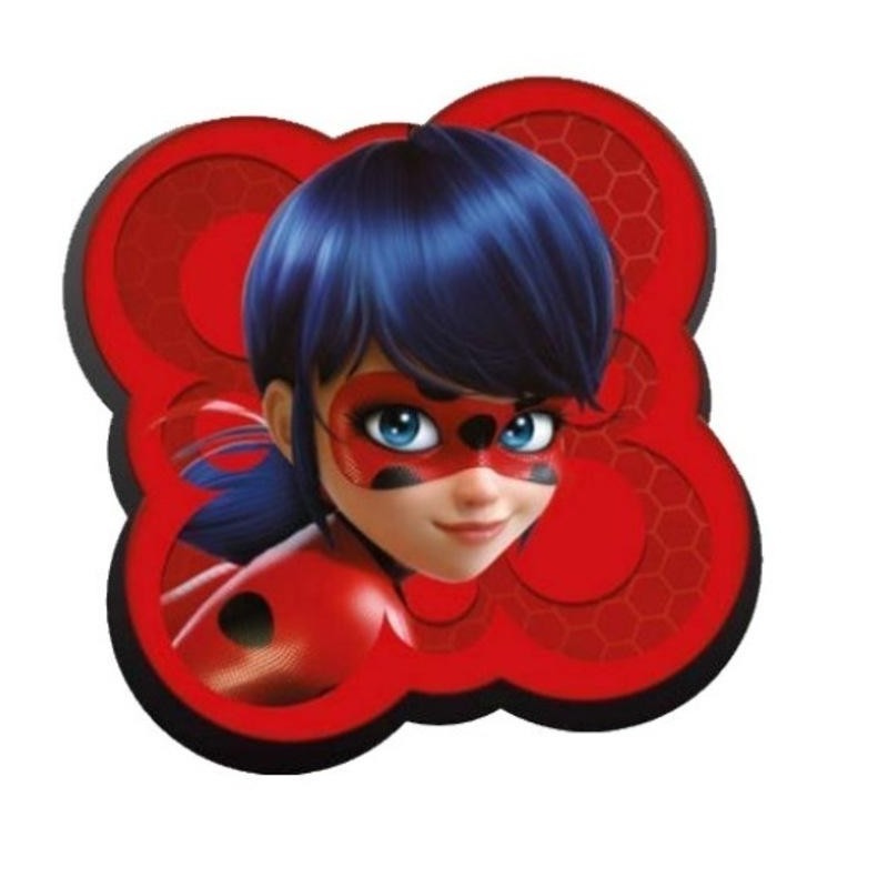 Cojin con forma 35 cm velour Ladybug