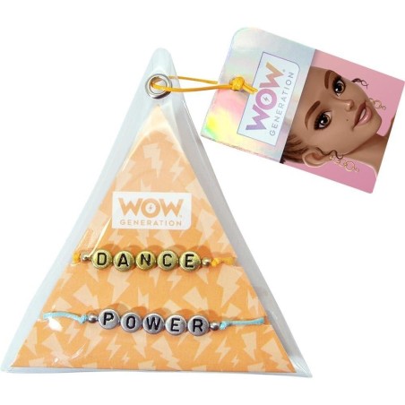 Pulseras con mensaje pack triangulo WOW