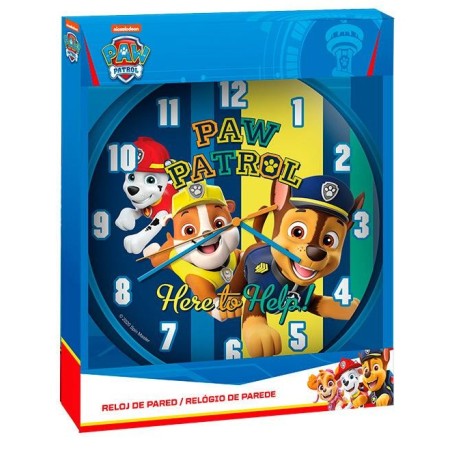 Reloj de pared Paw Patrol