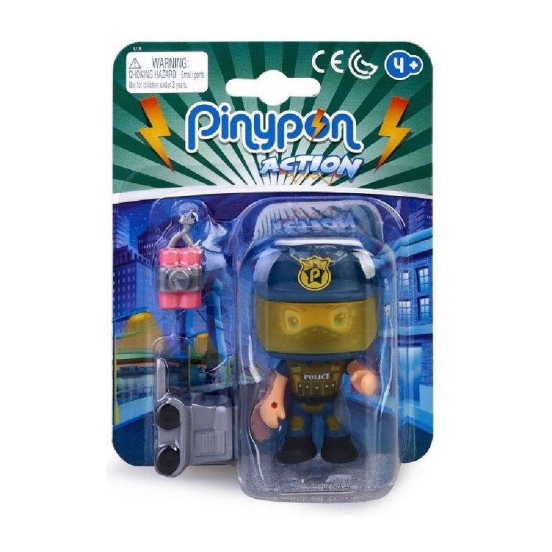 PINYPON ACTION-FIGURA POLICIA ESPECIAL. 