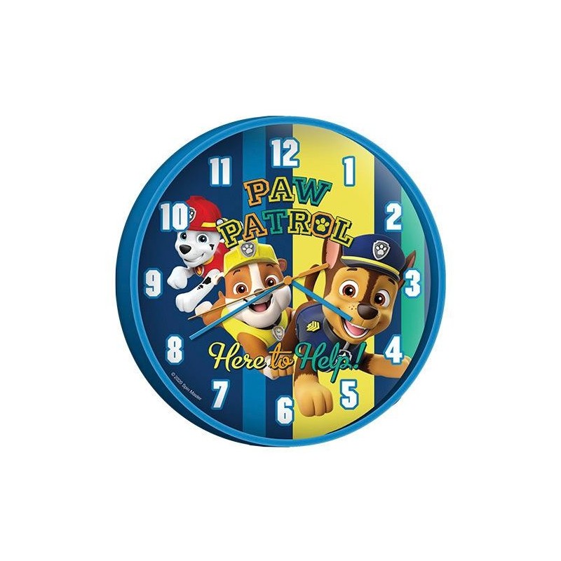 Reloj de pared Paw Patrol