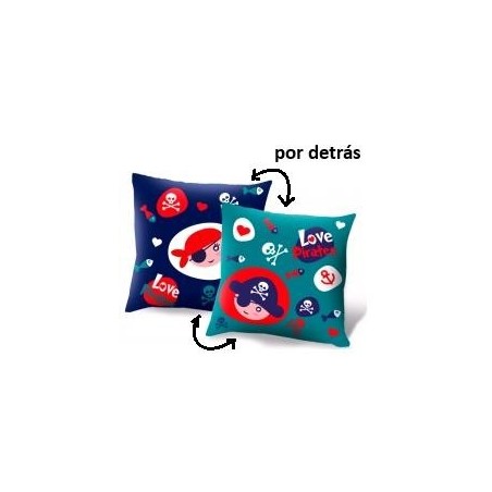 Cojin 45x45cm Piratas
