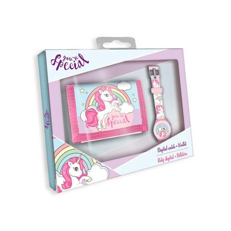 Set billetera + reloj digital You´re spe