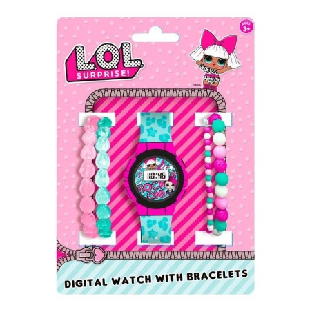 Reloj digital con pulseras LOL Surprise