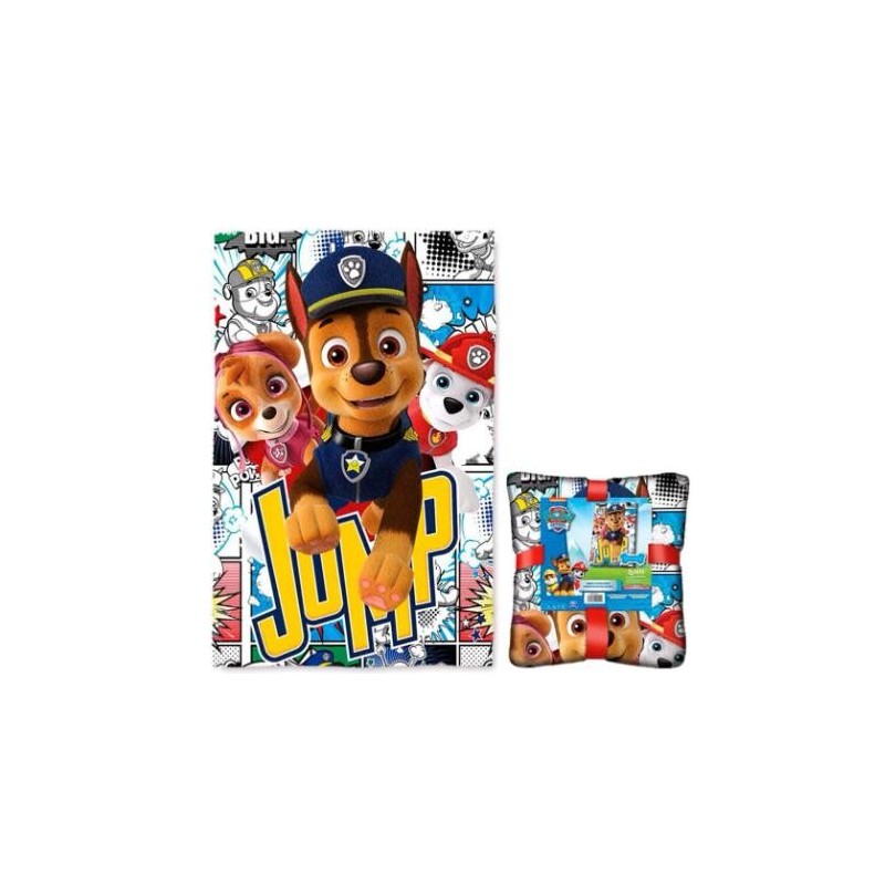 Manta silk 100x150cm Paw Patrol