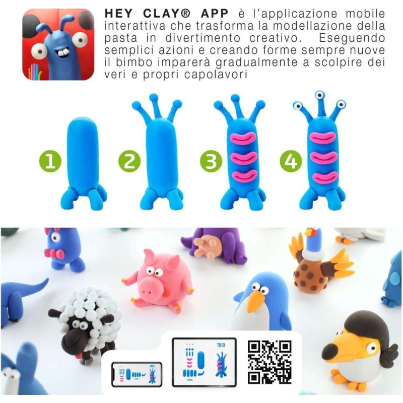 Arcilla moldeable cerdo Hey Clay