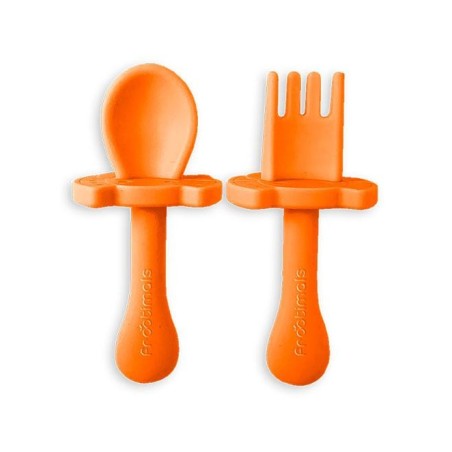 Meal time- set cuchara y tenedor orangie