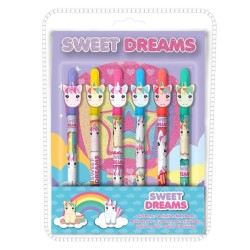 Set 6 lapices c/cuaderno actividades Swe