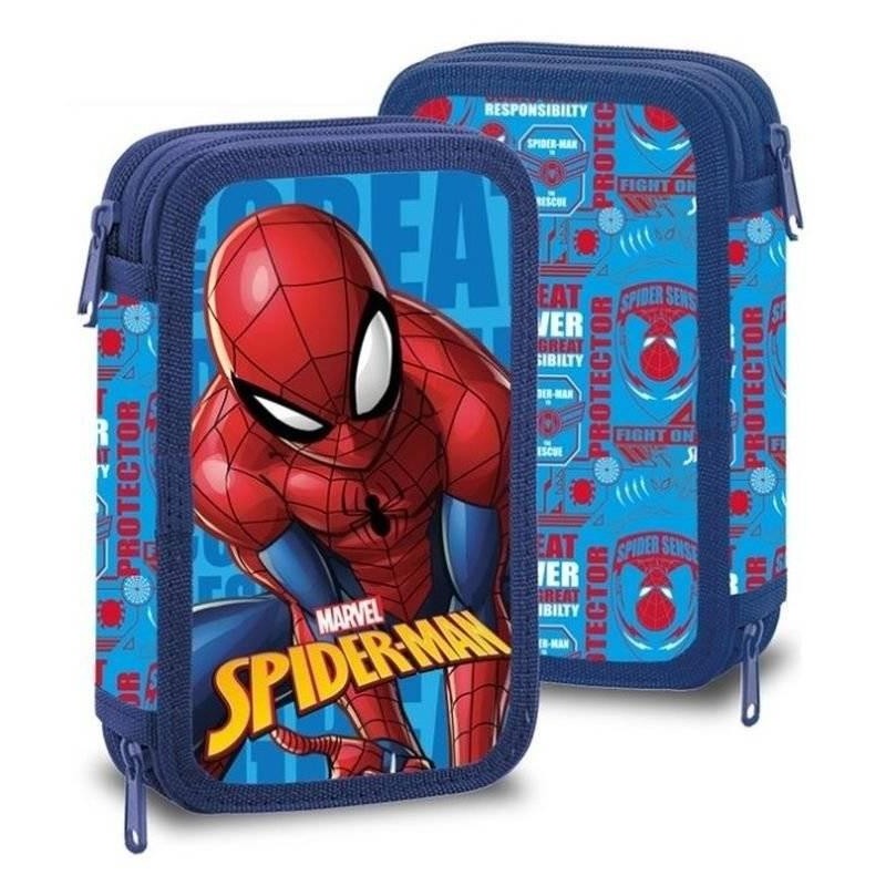 plumier doble Spiderman