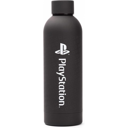 Botella metal tacto suave Playstation