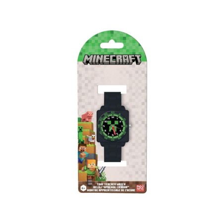 Reloj analogico aprende la hora Minecraf