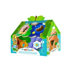 encajable de formas de madera la granja 2
