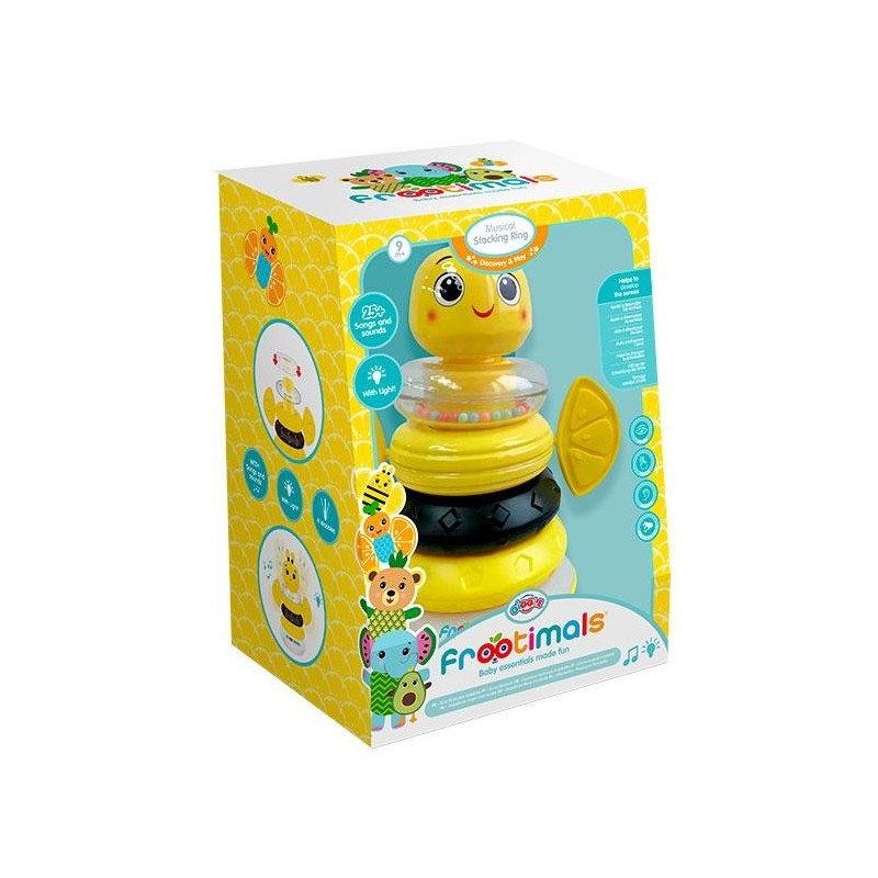 aros apilables con luz y sonidos bizzy l