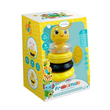 aros apilables con luz y sonidos bizzy l