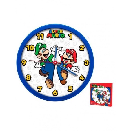 Reloj pared Super Mario Bros 25 cm 