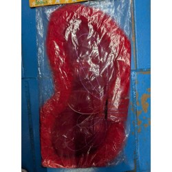 alas mariposa plumas rojas