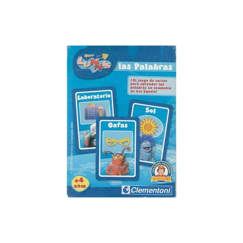 Juego cartas las palabras Lunnis