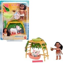 moana 2 simea y pua set con accesorios (