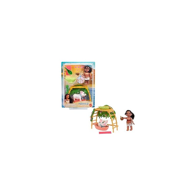 moana 2 simea y pua set con accesorios (