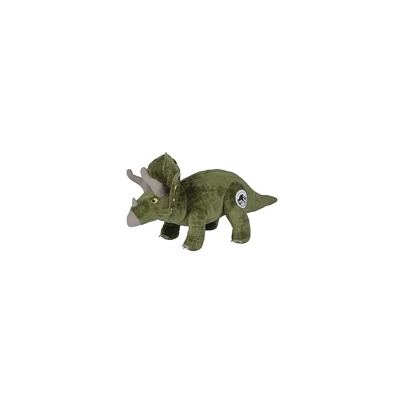 peluche jurassic park triceratops 30cm.