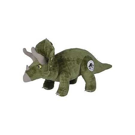 peluche jurassic park triceratops 30cm.