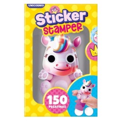 Set Sticker Stamper - Unicornio
