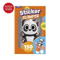 Set Sticker Stamper - Panda