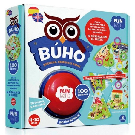 Buho - Puzle Boton - 100 Palabras