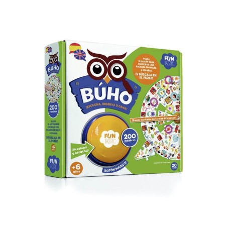 Buho - Puzle Boton - 200 Palabras