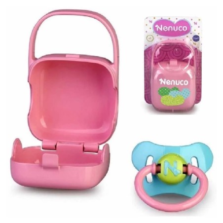 NENUCO CHUPETE Y PORTACHUPETES ROSA