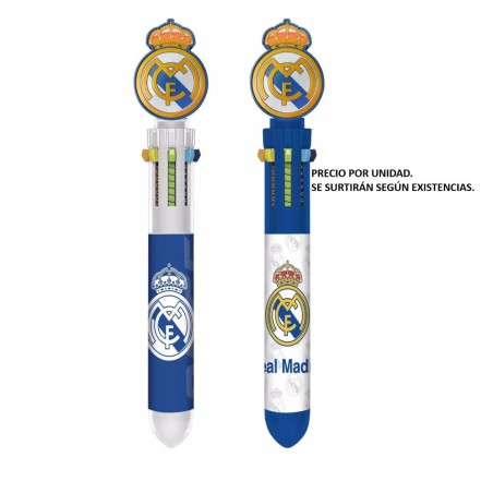 Boligrafo Escudo Real Madrid Seis Colore