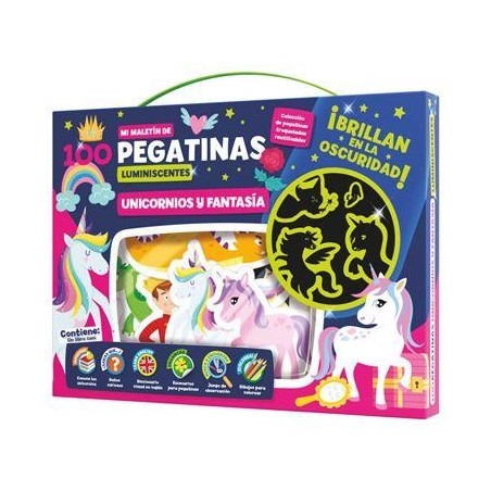 Maletin 100 Pegatinas Luminiscentes - Fa