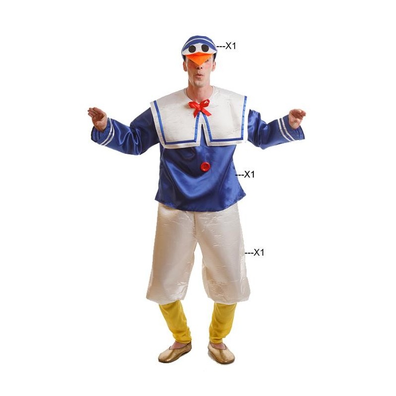 DISFRAZ PATO HOMBRE DONALD