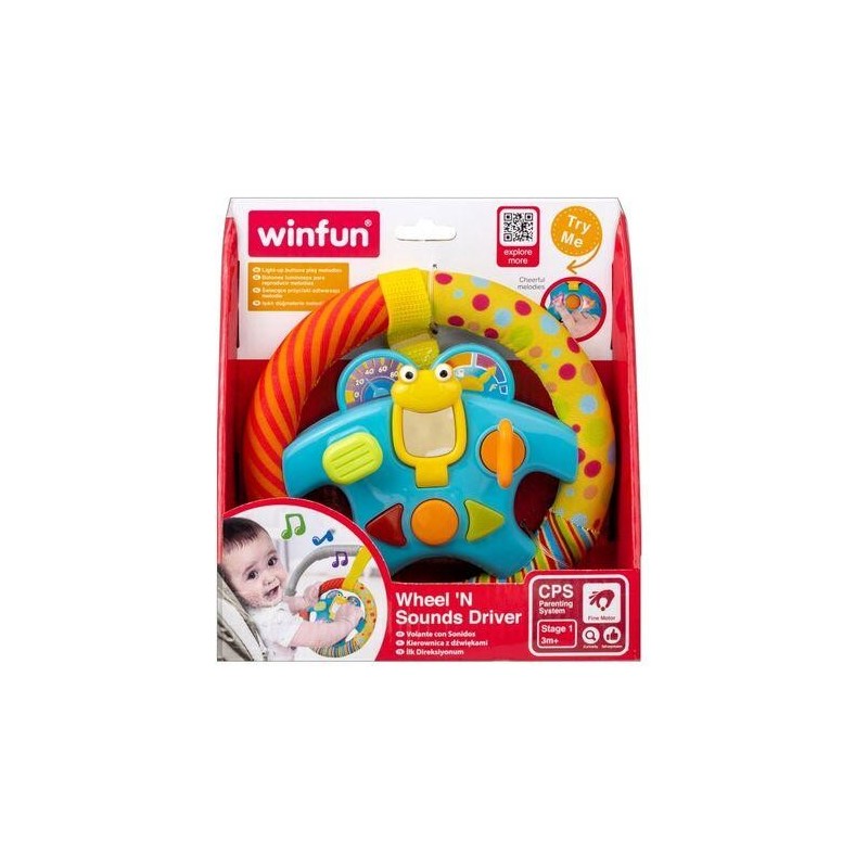 Winfun-Volante Sonidos Bebe +3M