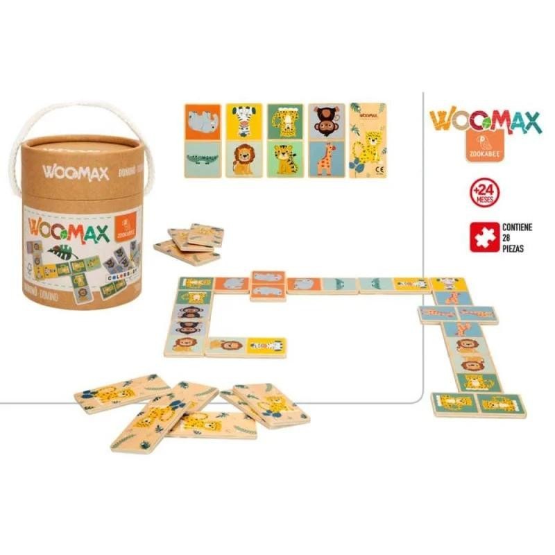 Woomax Zookabee-Domino En Tubo 28 Pzas 2