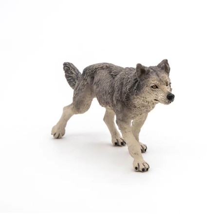 FIGURA LOBO GRIS ( PAPO - 53012 )