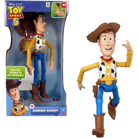 Figura Deluxe Woody corredor parlanchin