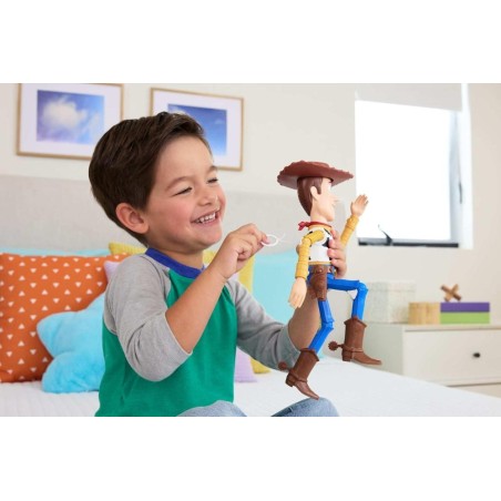 Figura Deluxe Woody corredor parlanchin