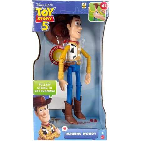 Figura Deluxe Woody corredor parlanchin