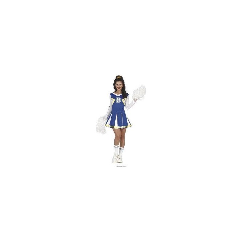 Disfraz Cheerleader Animadora Azul T.L