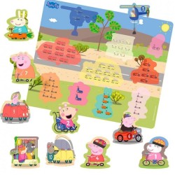 Peppa Pig: Puzzle De Madera Números 2
