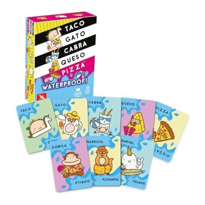 Taco, Gato, Cabra, Queso, Piza Waterproo
